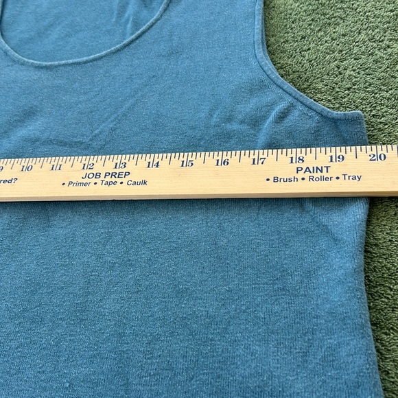 Charter Club Women’s Sweater Tank Top XL Never Worn Blue - Picture 5 of 7